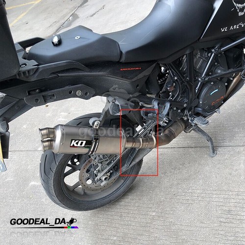 Mid Link Pipe Modified Motorcycle Exhaust Connector For 1290 1090 1190 Adventure - Picture 2 of 8