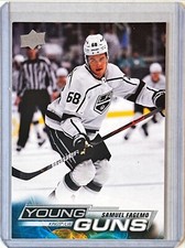 2022-23 Upper Deck Series 1 Young Guns #211 Samuel Fagemo LA Kings