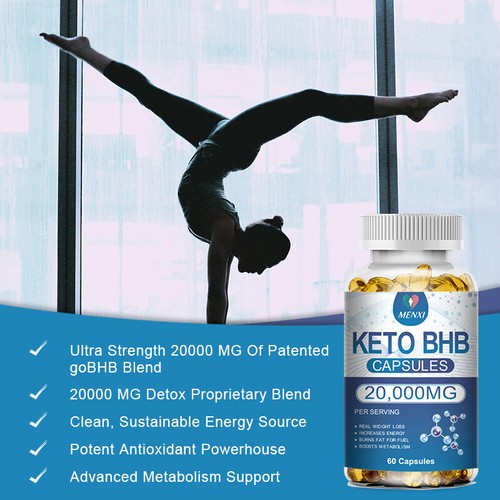 Keto Diet Pills 20,000mg Best Weight Loss Fat Burner Carb Blocker Diet ACV Pills - Picture 8 of 21