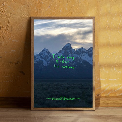 Ye - Kanye West Album Poster 20x30" Custom Canvas Music Poster