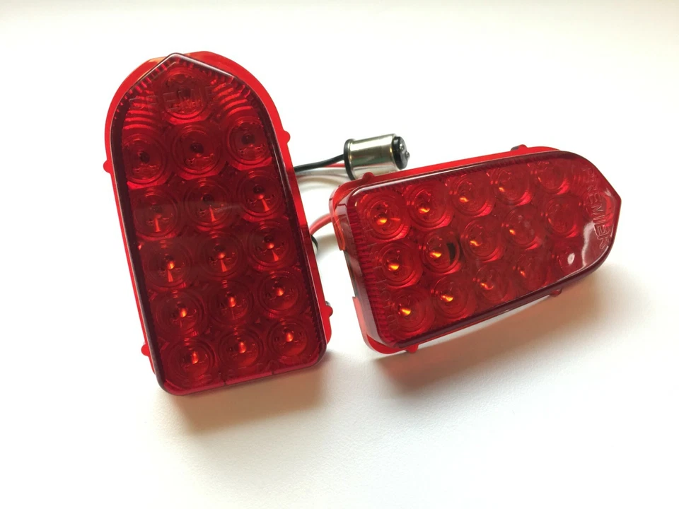 Chevrolet Stileline Fleetline 1949 1950 lentes de luz trasera LED rojas - 2 piezas Foto 2 de 4