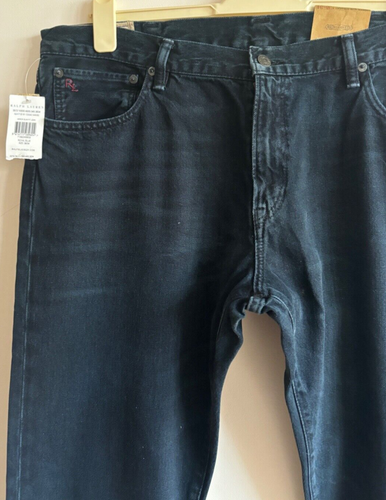 Polo Ralph Lauren Varick Slim Straight Royal Blue Denim Jeans 38 X 34 NEW & TAGS - Picture 9 of 21