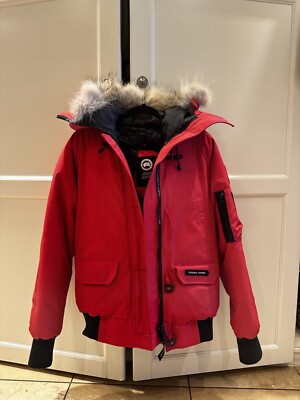 Camp Hooded Goose Jacket Canada Goose Lodge Hoody Red Canada Goose