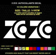 2 ZCO sticker Genuine decal sticker WATERPROOF STICKERS