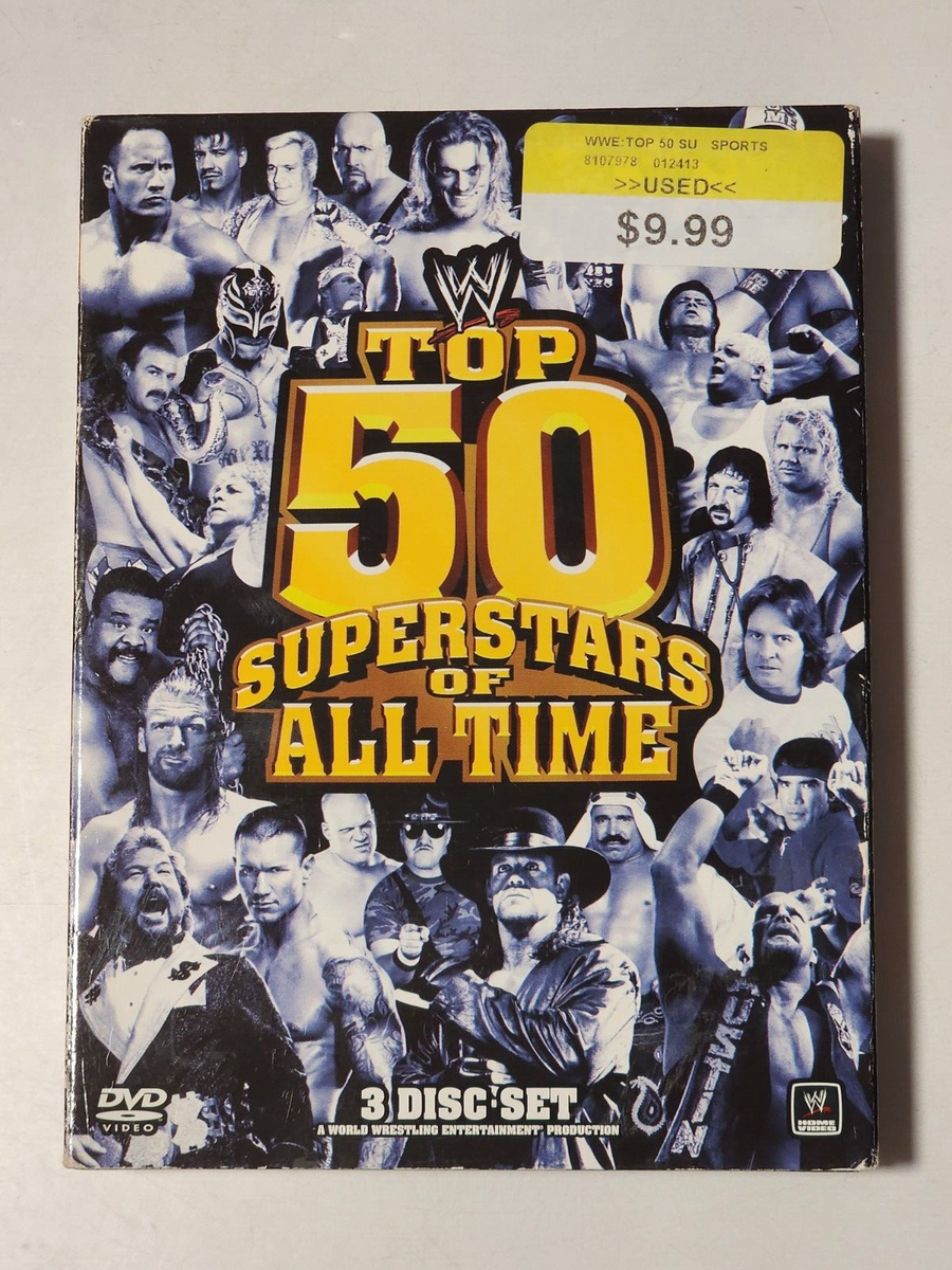 WWE トップ50・スーパースターズ [DVD] WWE TOP 50 SUPERSTARS OF ALL TIME 3-DISC DVD HULK HOGAN JOHN