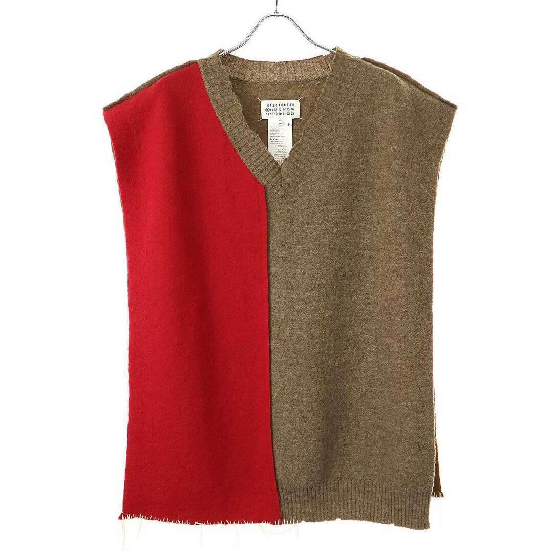 Maison Margiela 10 21SS 2 Tone Knit Vest S50TH0043 S17696 Maison Margiela 10 21SS 2 Tone Knit Vest S50TH0043 S17696