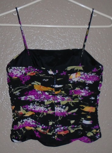 Xscape by Lawrence Kurtz Sleeveless Top Spaghetti Straps Women's 4 EUC - Picture 7 of 10