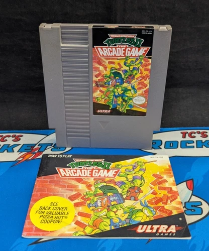 Teenage Mutant Ninja Turtles II: The Arcade Game with Manual & Holder - NES
