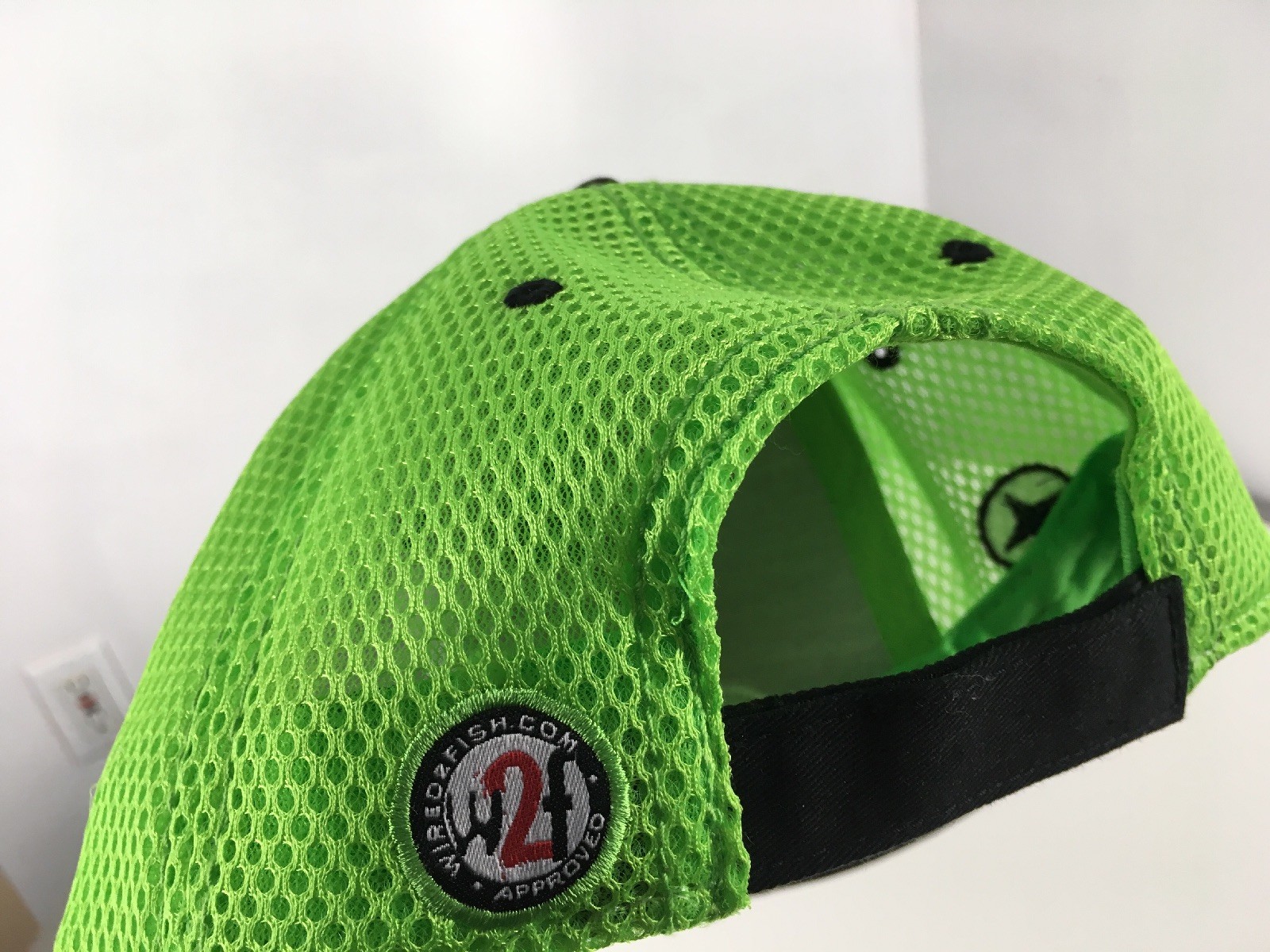 Wired2Fish Scout Hat Cap Strap Back, Black Green - image 4