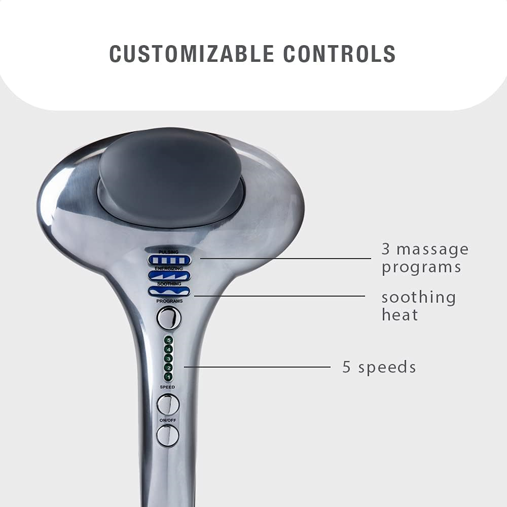 Brookstone Max 2 Cordless Neck Back Percussion Massager 696394963115 eBay
