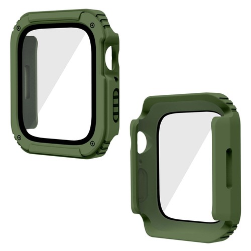 Coque pour Apple Watch Series 9 8 7 6 5 4 Ultra SE avec protection écran trempé - Photo 30 sur 48