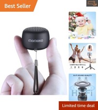 Mini Bluetooth Speaker - Portable Wireless Speaker with Built-in Mic - Black