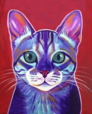 David Textiles Digital Prints - AL 3840 Cat Abstract Panel