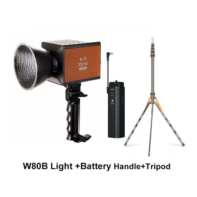 ZSYB W80B 80W Handheld Led Video COB Light 2700K-6500K ZSYB W80B 80W Handheld Led Video COB Light 2700K-6500K
