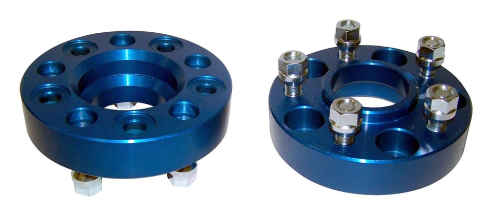 Crown Automotive RT32003 Blue Wheel Spacer Set for 1997-2006 Jeep Wrangler TJ - Image 2 of 2