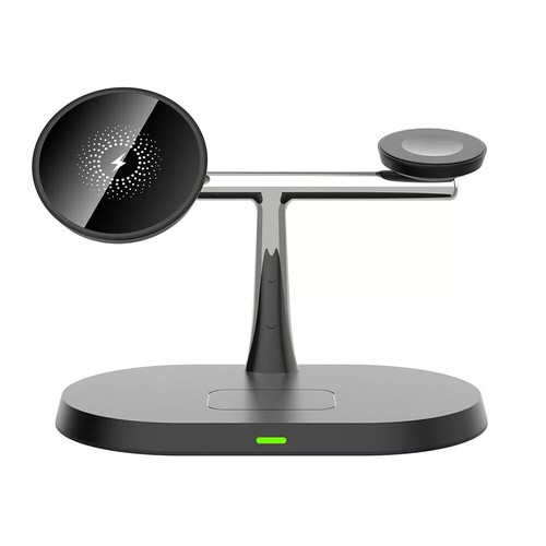 For Apple Watch iPhone Magsafe Wireless Charging Station Charger Dock 3in1 Stand - Picture 22 of 23