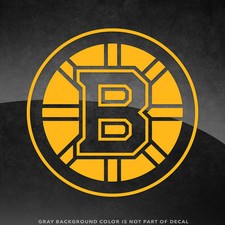 Boston Bruins NHL Vinyl Decal Sticker - 4" and Larger - 30 Color Options 