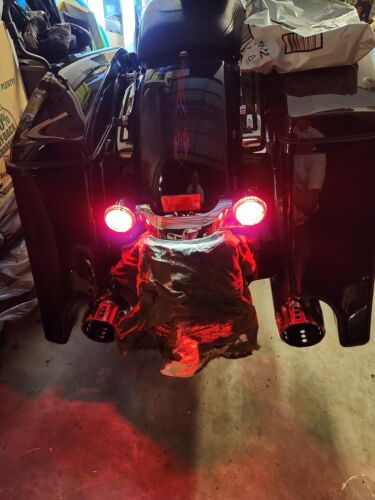 4X 1157 LED Front Rear Turn Signal Light For Harley Davidson Touring Road Glide - Picture 10 of 14