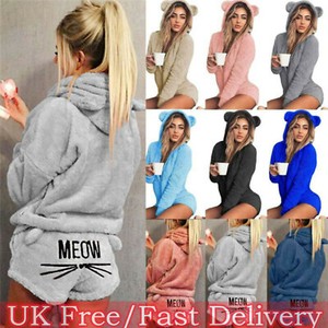 Women's Women's Cat Fleece Fluffy 