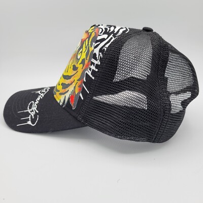 Ed Hardy Hat Snapback Baseball Cap Mesh Back Throwback Y2K 2000s