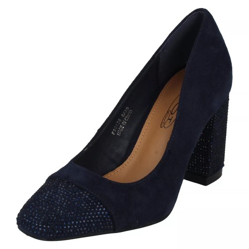 Zapato de noche de tacón bloque para dama F9R0138 precio de venta £28.99 - Imagen 10 de 17