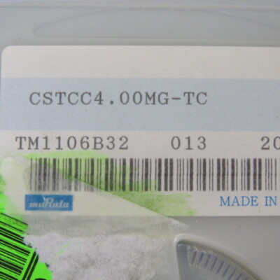 MURATA  CSTCC4.00MG-TC Qty of 150 per Lot MUR  CSTCC4.00MG-TC