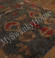 9 X 12 Hand Knotted Ethnic Jute Area Rug Red Gray Neiman Marcus Colorful Tribal 9 X 12 Hand Knotted Ethnic Jute Area Rug Red Gray Neiman Marcus Colorful Tribal