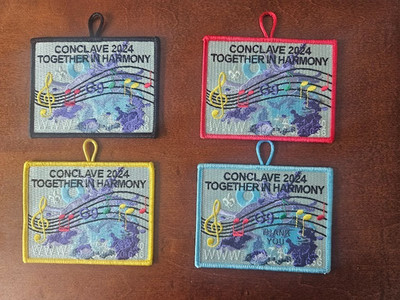 OA Section G9 Together in Harmony Conclave 2024 Complete Patch Set