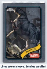 2025 Topps Chrome Marvel #39 Rhino