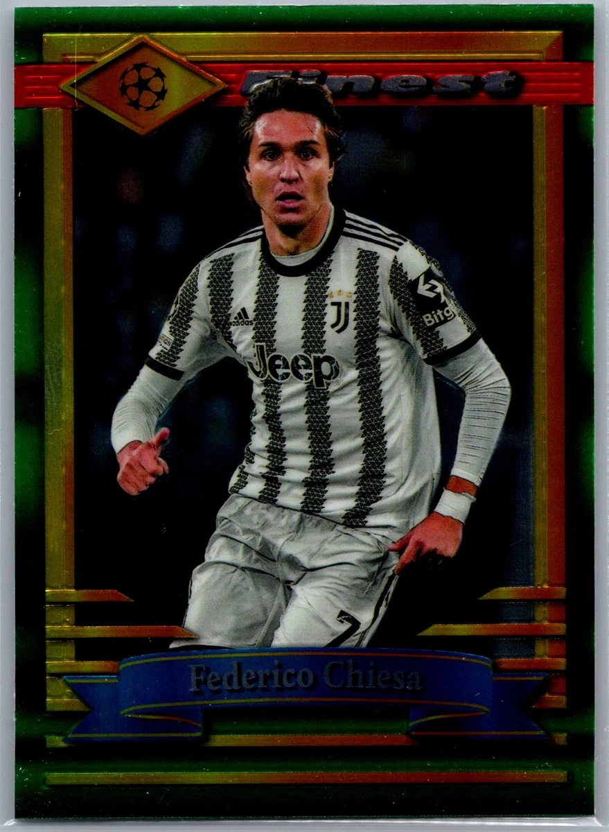 2022-23 Topps Finest Flashbacks UEFA Federico Chiesa #22 for sale