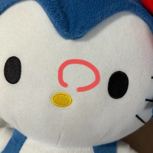 Hello Kitty × Sonic the Hedgehog Collaboration Special Plush Toy Used Good - Picture 18 of 20