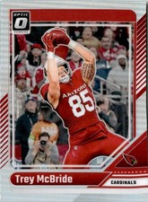 2024 Donruss Optic #5 Trey McBride Holo Arizona Cardinals