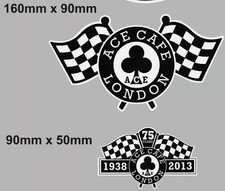 2 x ACE CAFE Racer stickers decals