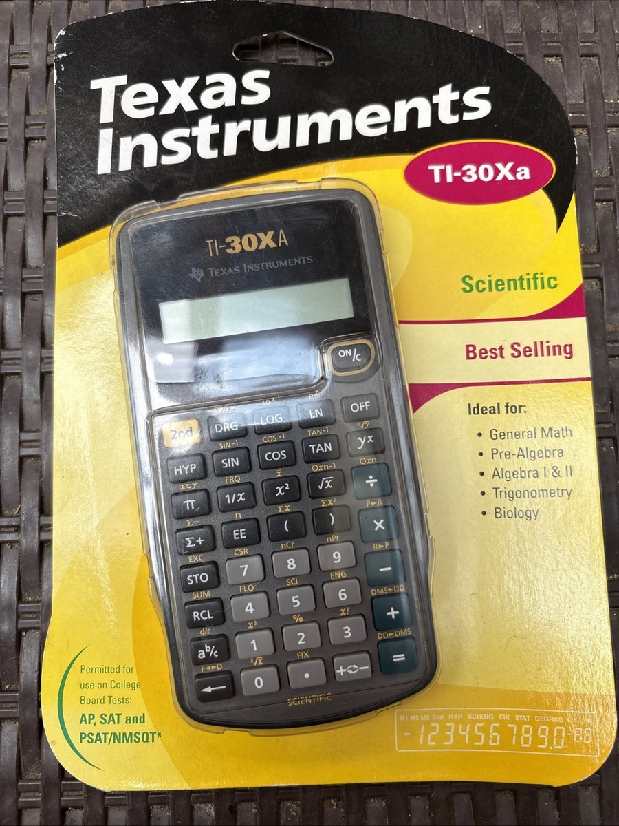 Texas Instruments TI-30Xa Scientific Calculator for sale online