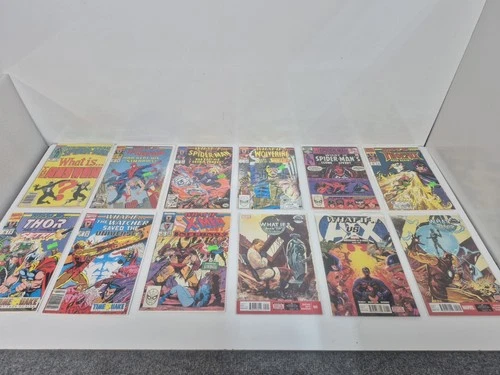 Vintage Marvel Team-Up What If Spider-Man & Others  Comic Book Lot Of 12