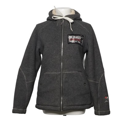 Sebago, Kapuzenpullover, Größe: M, Grau, Einfarbig, Fleece, Damen #qUZ