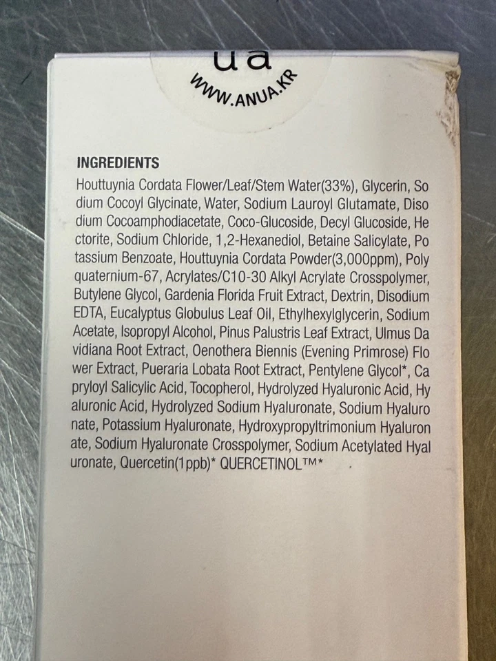 Anua 5,07 oz Heartleaf + BHA quercetinol espuma de limpieza profunda de poros caducidad 13/12/2026 Foto 2 de 4