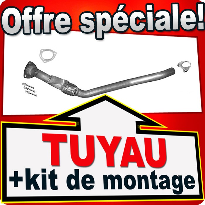 Tuyau avant d'échappement pour Audi A4 B6 1.6 berline et break 2000-2003