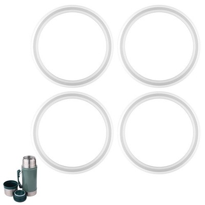 4Pcs Gasket Replacement for Stanley Classic 24Oz Food Jar, Silicone Cap Sealing