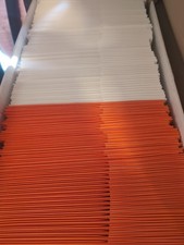 Ten 10 UP  UP  Plastic Folders  2-Pocket Prong  Brand new CHOICE of COLORS