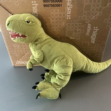 🦖 Peluche T-Rex brontosaure IKEA JÄTTELIK 30 cm — dinosaure vert