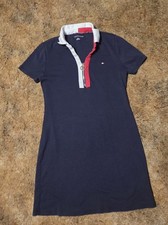 Tommy Hilfiger Polo Style Dress Women's Size Medium Navy