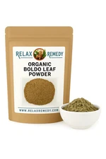 Organic Boldo Leaf Powder - 100% Pure, Non-GMO Peumus Boldus, Digestive & Liver