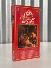 Vintage 'A Child's Christmas in Wales' VHS (1987) Vestron Video, Denholm Elliott