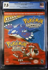 Pokemon Prima  s Official Strategy Guide Ruby And Sapphire CGC 7.5