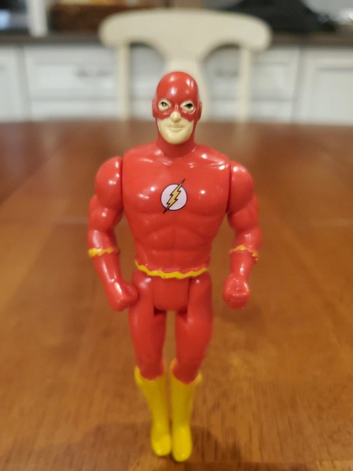 Figura de acción vintage ToyBiz The Flash DC Super Powers 1990 5 pulgadas rara🔥 Foto 3 de 4