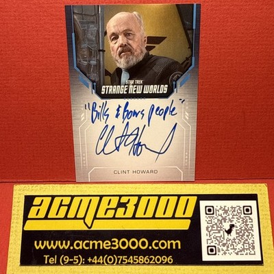 Star Trek Strange New Worlds Season 2 Clint Howard Inschrift Autogramm