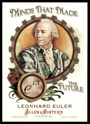 Leonhard Euler 2011 Topps Allen & Ginter #MMF20 Minds That Made The Future