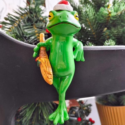 Zen Frog Statue-Frog Figure Decor Yard Lawn Display Resin Statue Garden D1X0