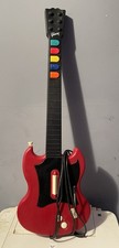 PS2 Guitar Hero Red Octane SG Controller Gibson Guitar 🎸 Tested As Is! Rock